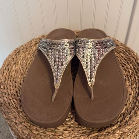 Kelly & Katie Women's Brown Vosne Wedge Sandal - 8.5 - Excellent Condition - Picture 7 of 9